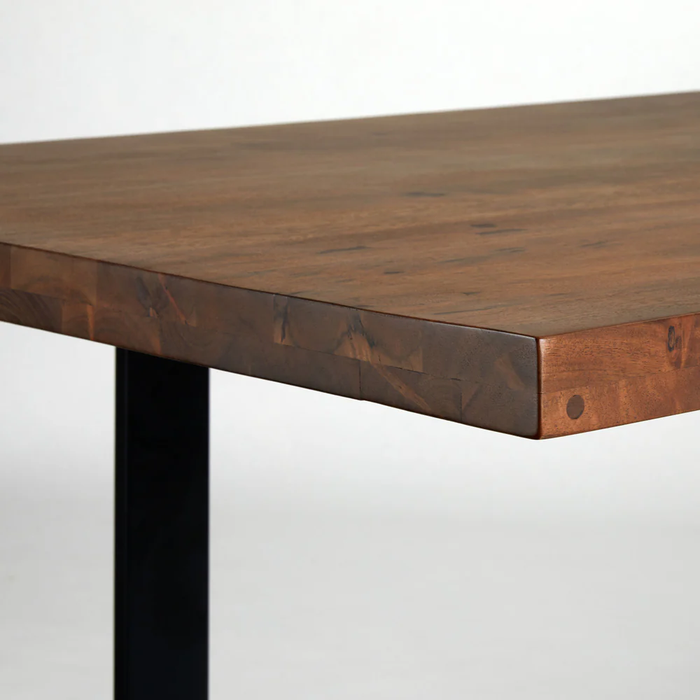 114 inch Straight Edge Dining Table: U Legs - Image 4