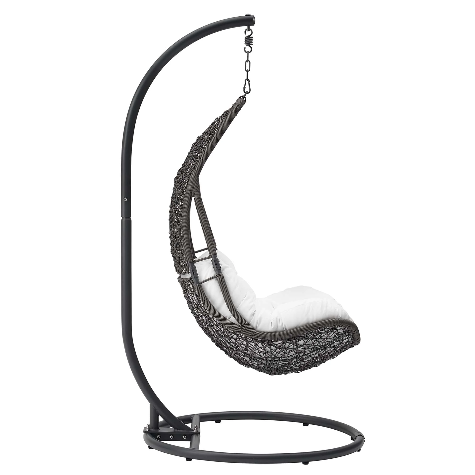 Abate Wicker Rattan Outdoor Patio Swing Chair - Image 13