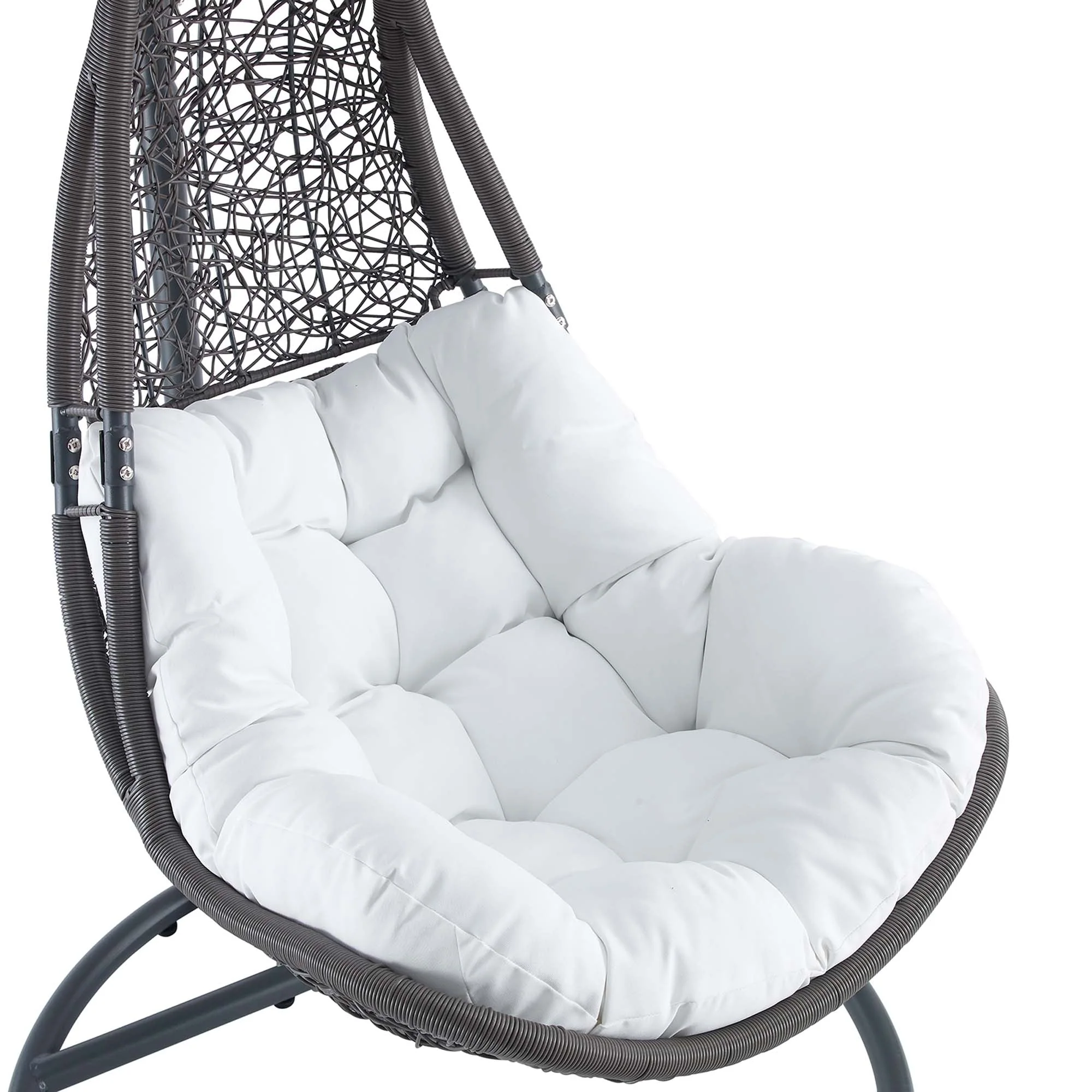 Abate Wicker Rattan Outdoor Patio Swing Chair - Image 16