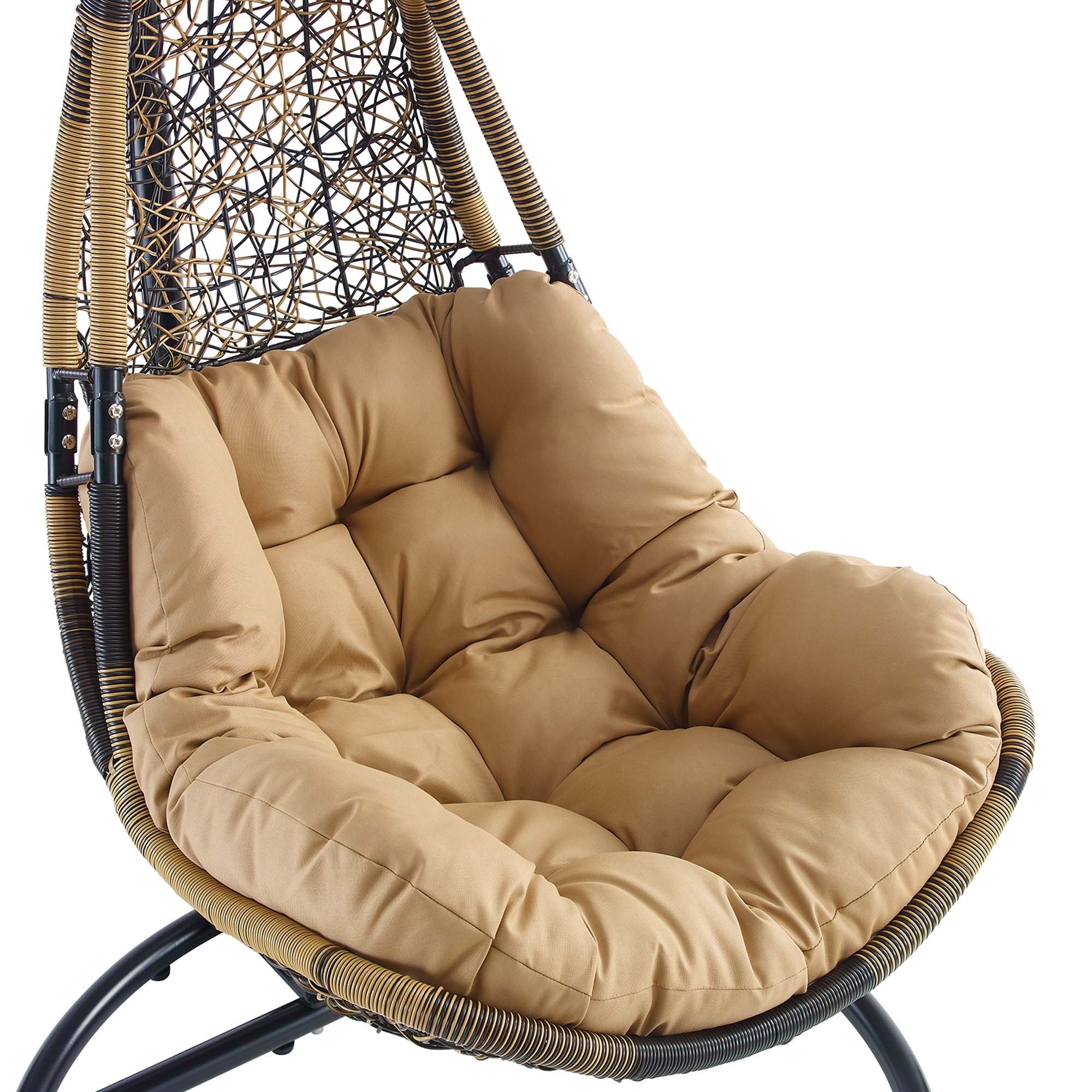 Abate Wicker Rattan Outdoor Patio Swing Chair - Image 8