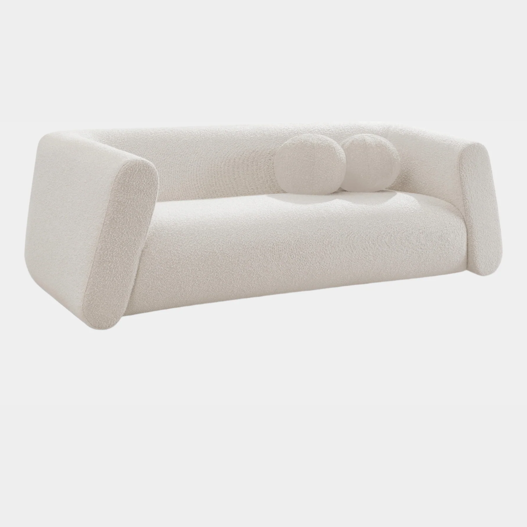 Abbington Boucle Fabric Sofa - Image 14