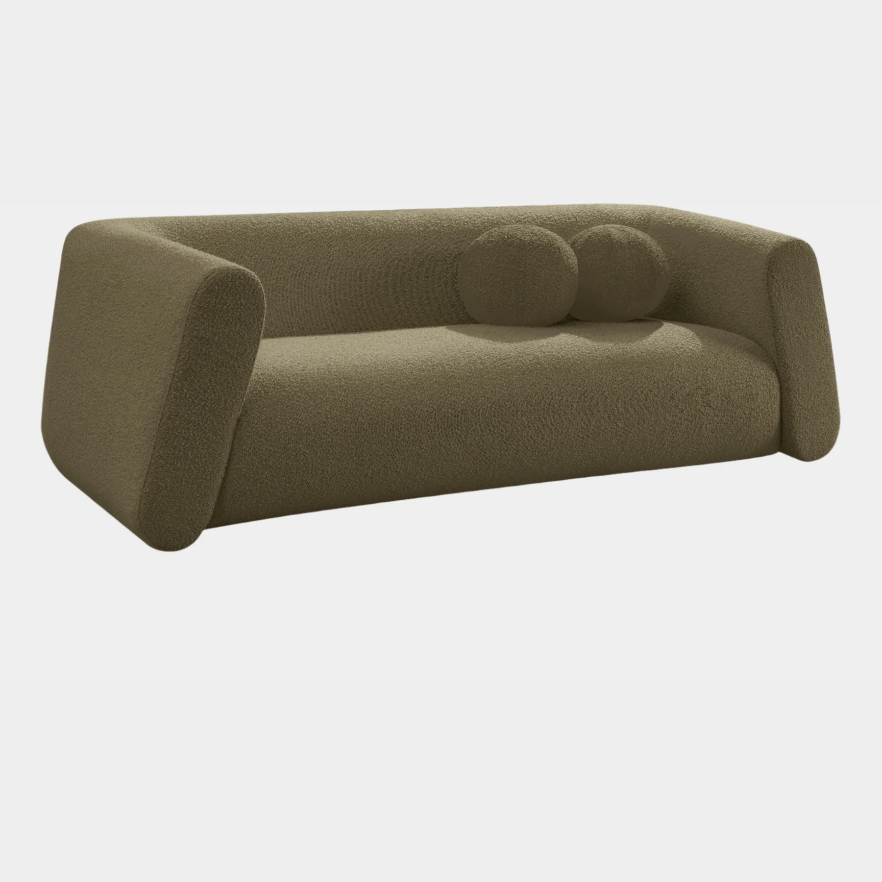 Abbington Boucle Fabric Sofa - Image 20