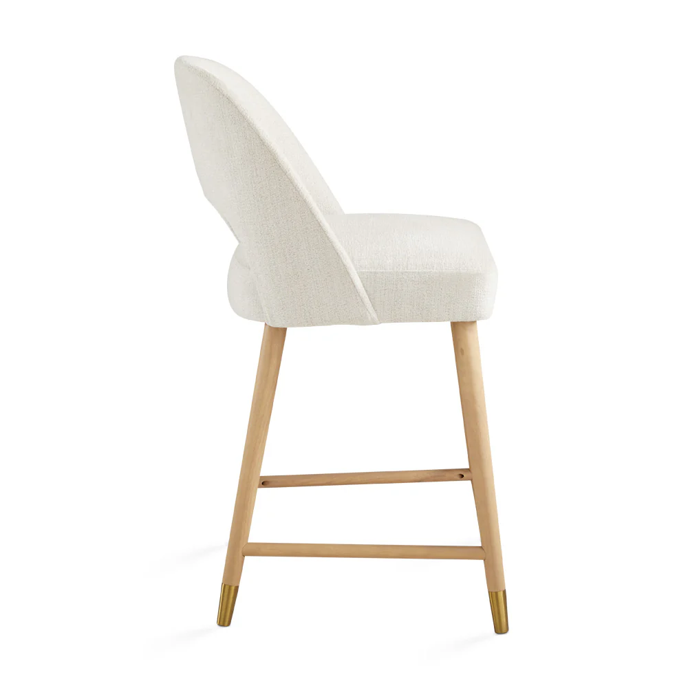 Abigail Counter Chair: Oak Finish - Image 3