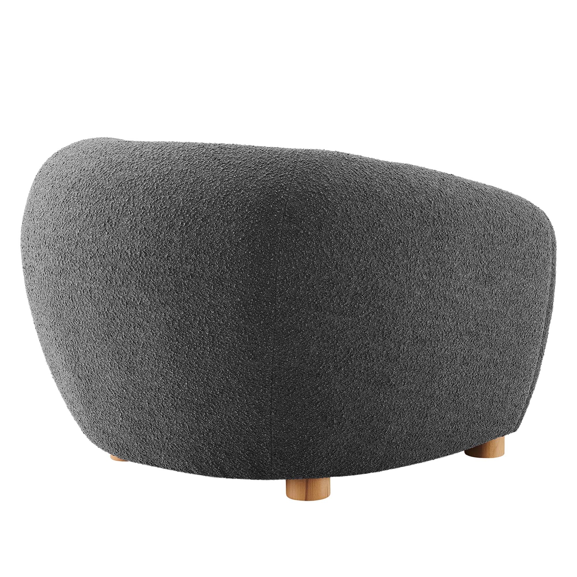 Abundant Boucle Upholstered Fabric Armchair - Image 6
