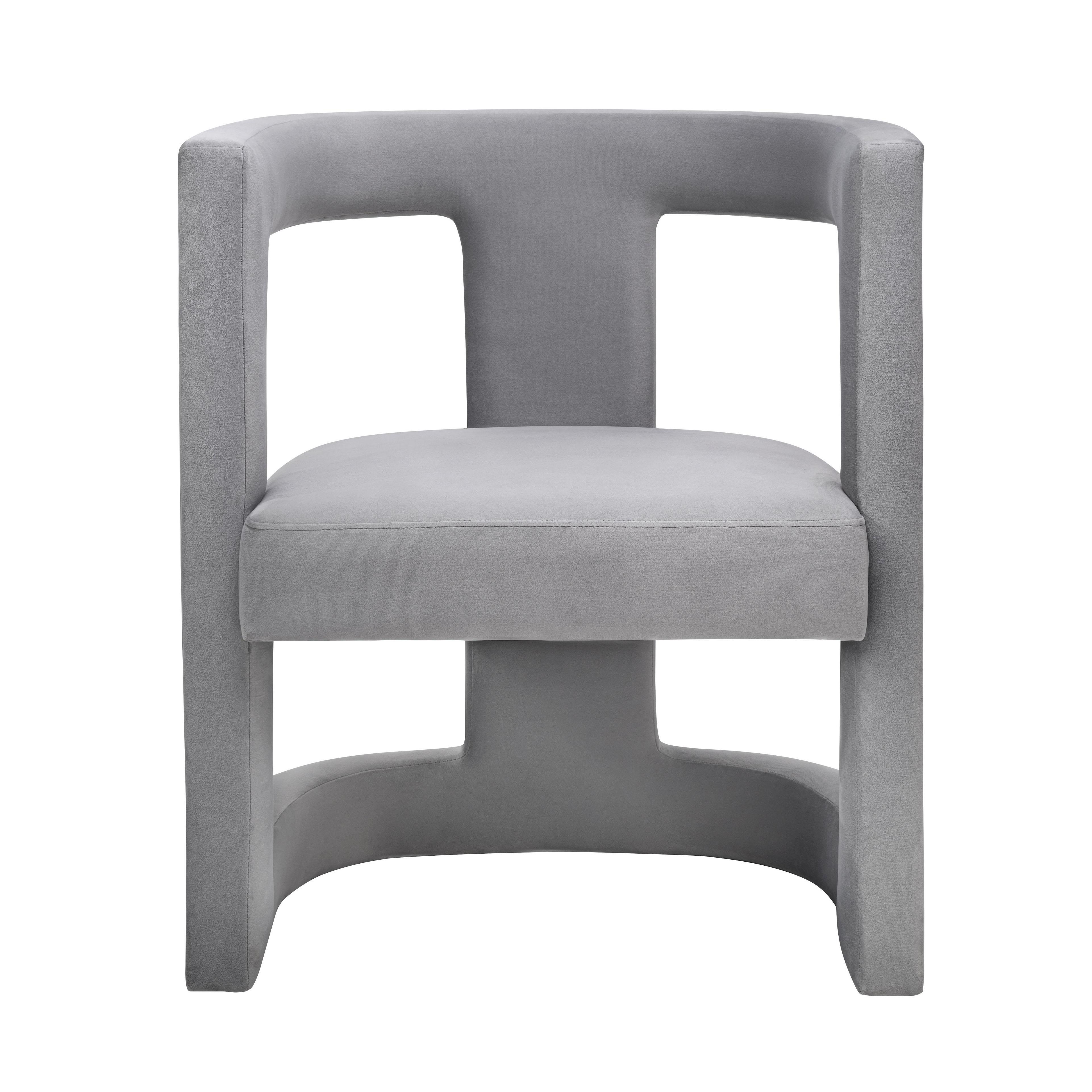 Ada Performance Velvet Accent Chair - Image 3