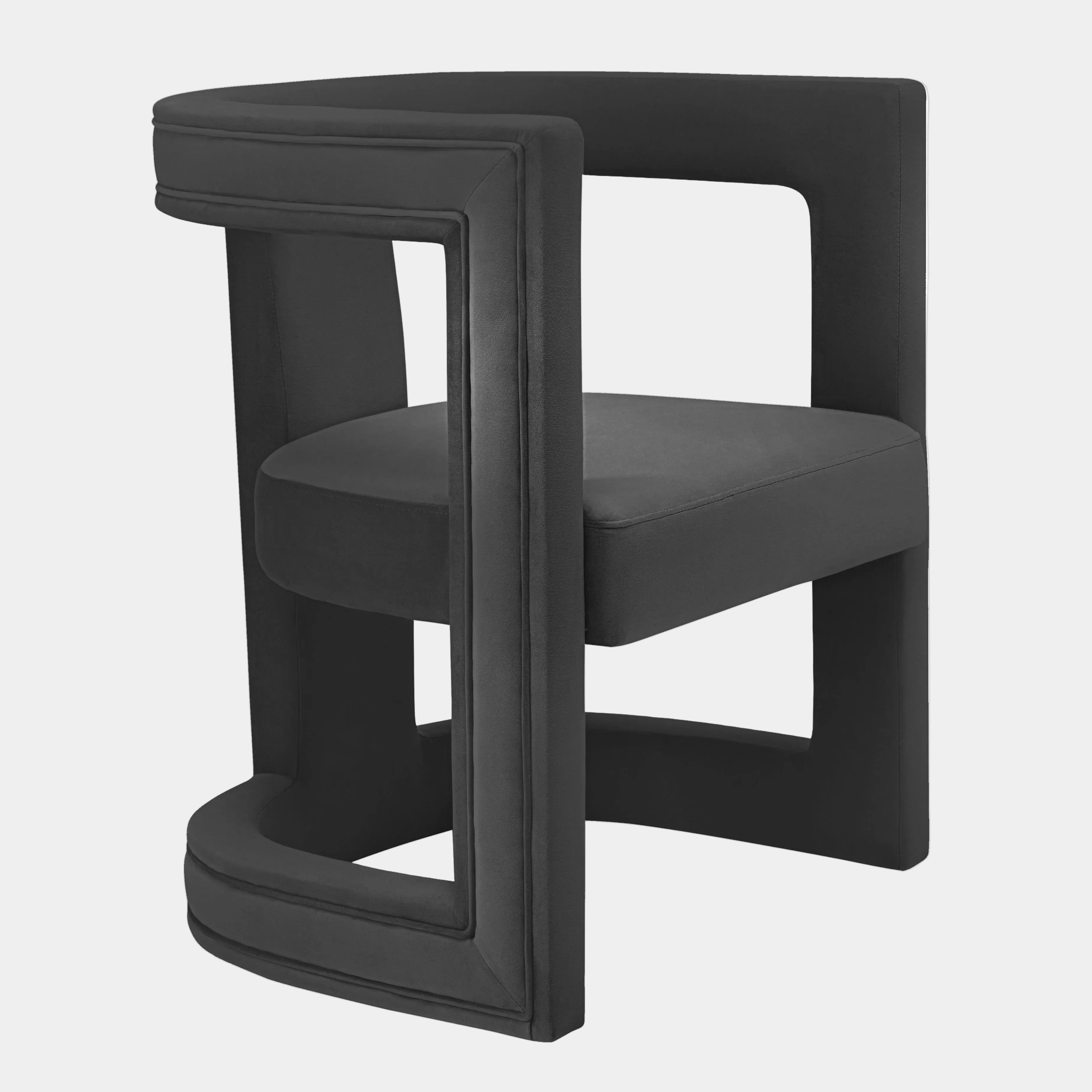 Ada Performance Velvet Accent Chair - Image 8