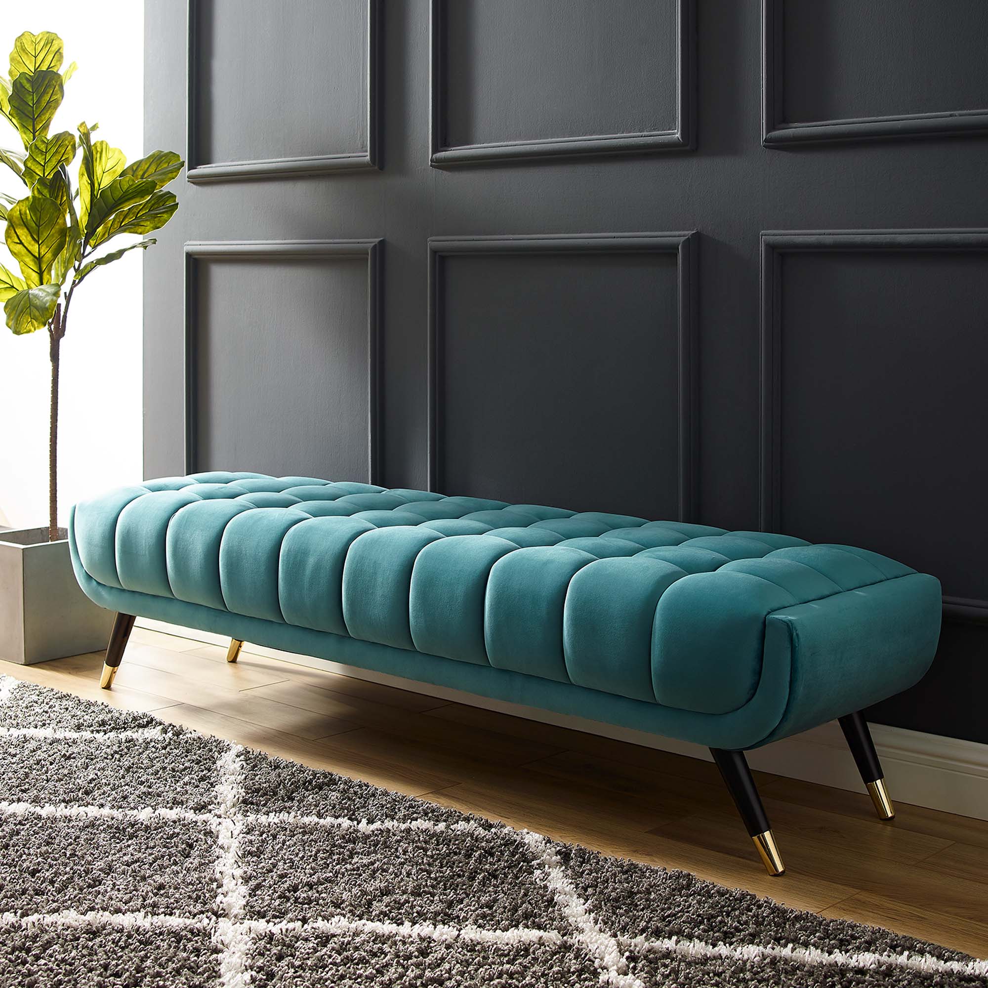 Adept Performance Velvet Bench - Image 2