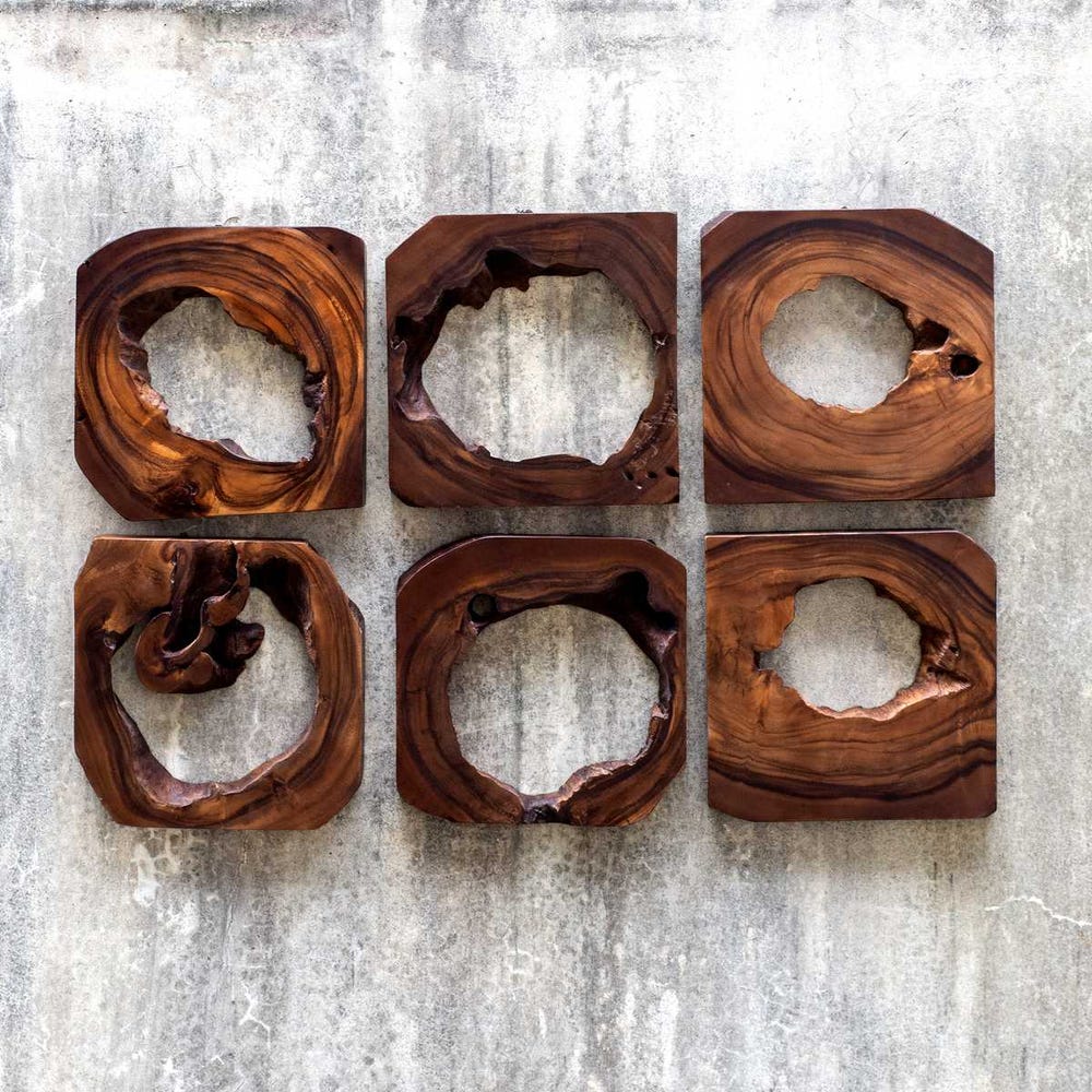 Adlai Wood Wall Art, S/6 - Image 3
