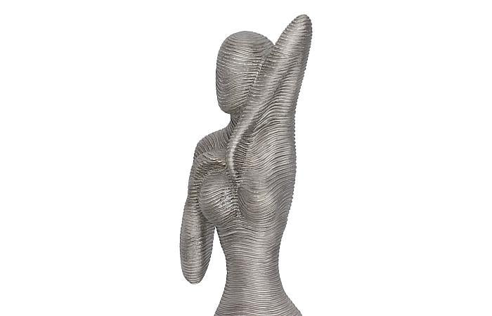 Admiring Standing Sculpture, Aluminum - Image 4