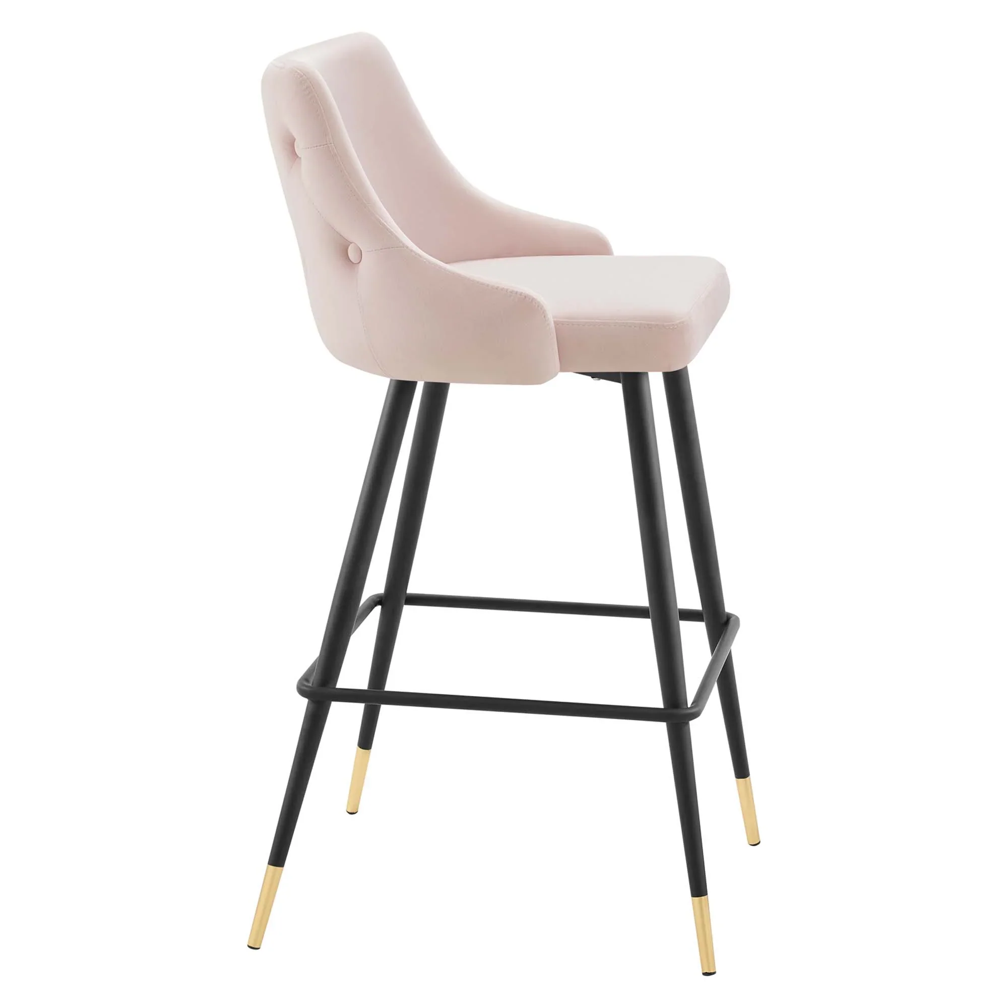 Adorn Performance Velvet Bar Stool - Image 4