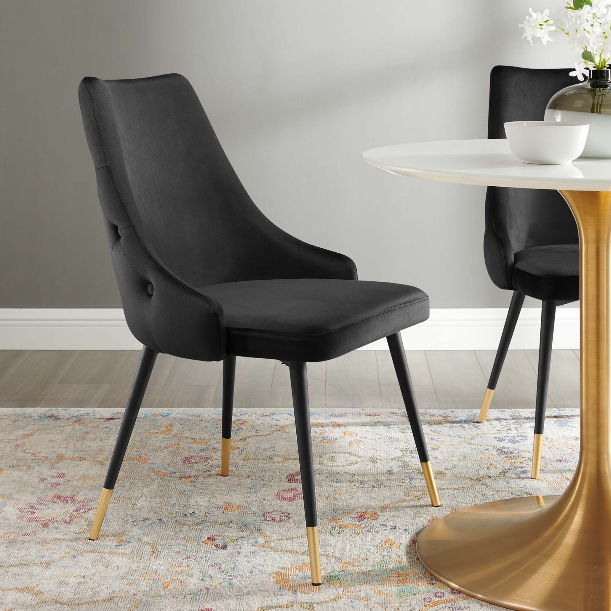 Adorn Tufted Performance Velvet Dining Side Chair - Image 8