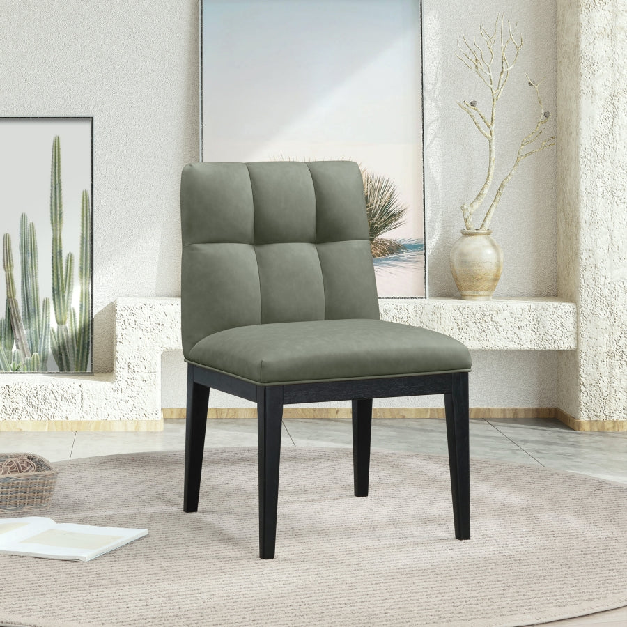Adrian Vegan Leather Upholstered Dining Side Chair - Image 14