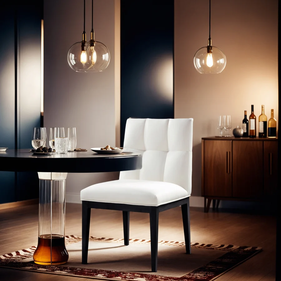 Adrian Vegan Leather Upholstered Dining Side Chair - Image 3