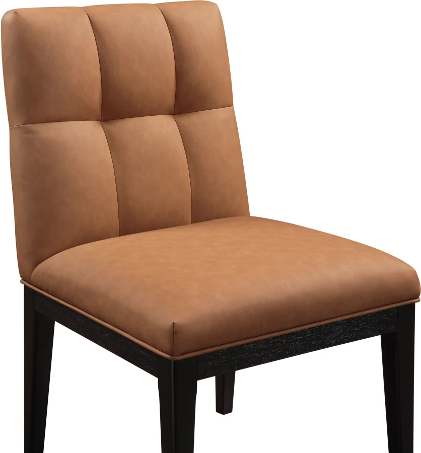 Adrian Vegan Leather Upholstered Dining Side Chair - Image 30