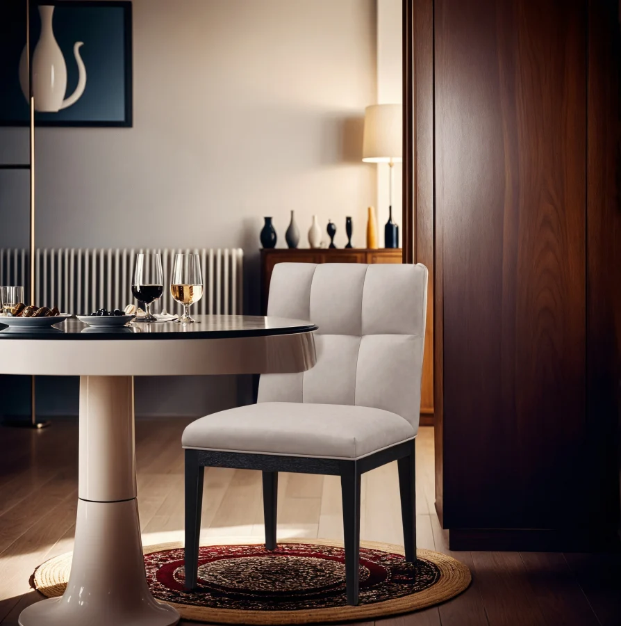 Adrian Vegan Leather Upholstered Dining Side Chair - Image 37