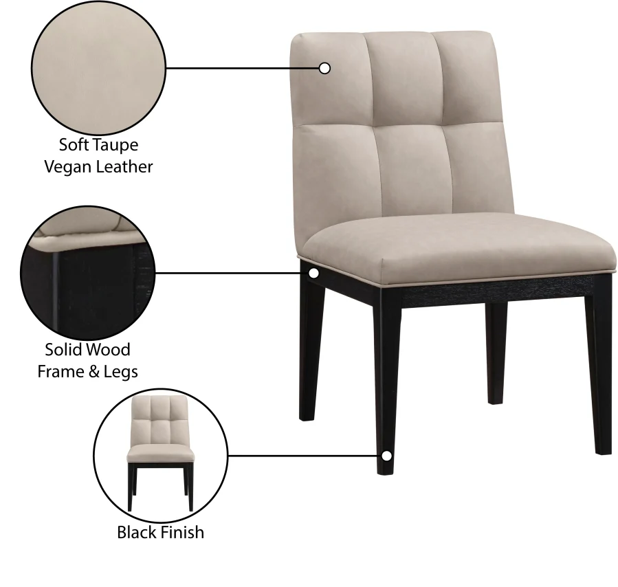 Adrian Vegan Leather Upholstered Dining Side Chair - Image 45