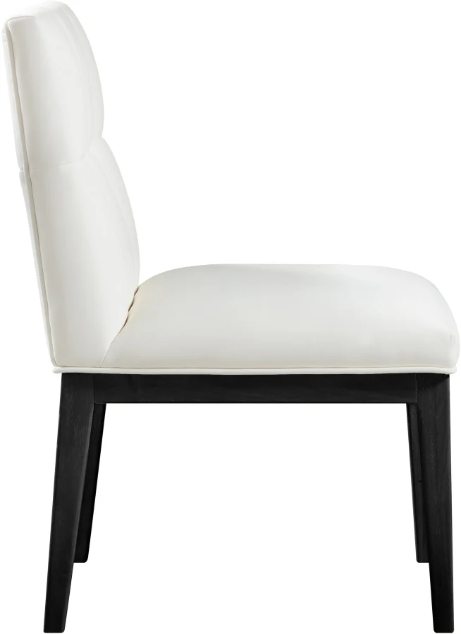 Adrian Vegan Leather Upholstered Dining Side Chair - Image 5