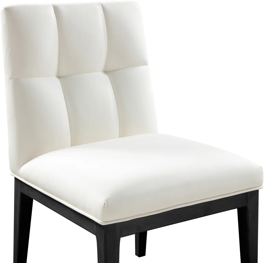 Adrian Vegan Leather Upholstered Dining Side Chair - Image 7