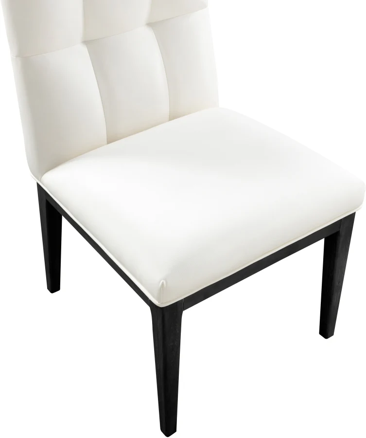 Adrian Vegan Leather Upholstered Dining Side Chair - Image 8