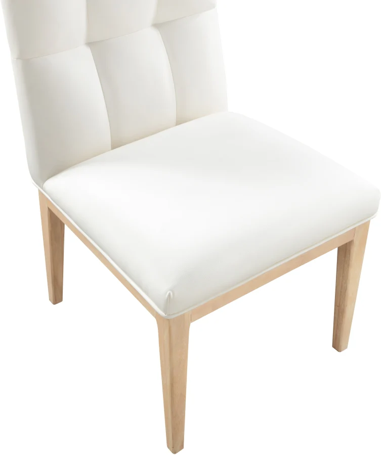 Adrian Vegan Leather Upholstered Dining Side Chair - Image 19