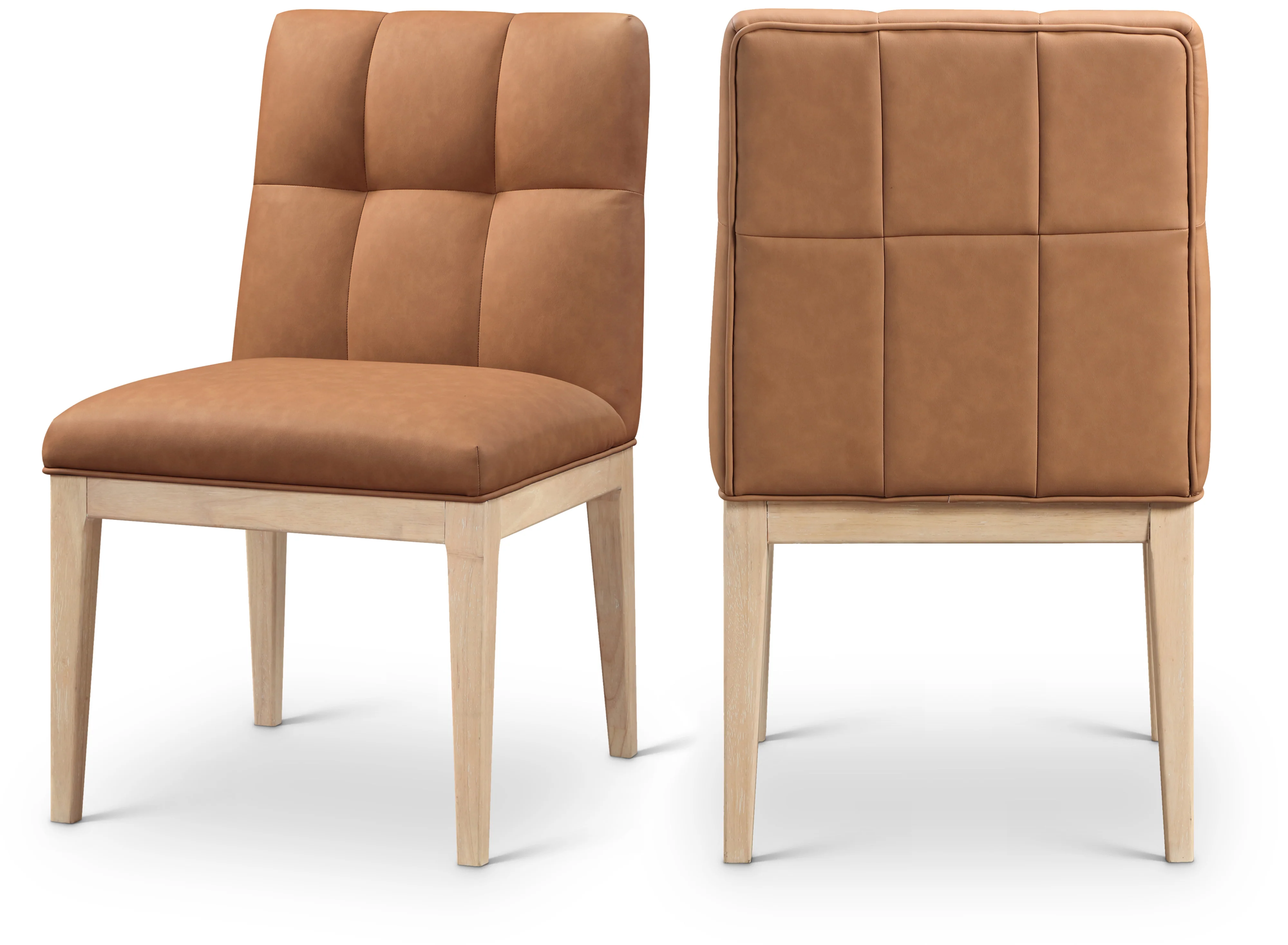 Adrian Vegan Leather Upholstered Dining Side Chair - Image 25