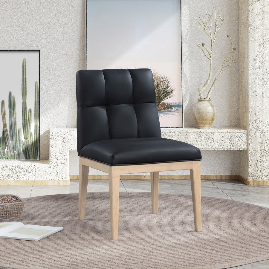 Adrian Vegan Leather Upholstered Dining Side Chair - Image 3