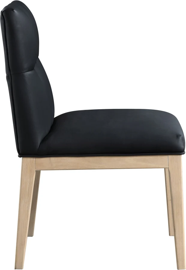 Adrian Vegan Leather Upholstered Dining Side Chair - Image 5