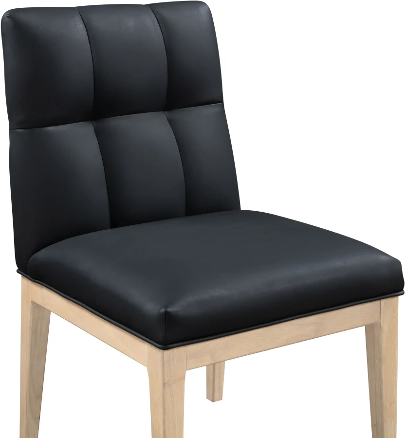 Adrian Vegan Leather Upholstered Dining Side Chair - Image 7
