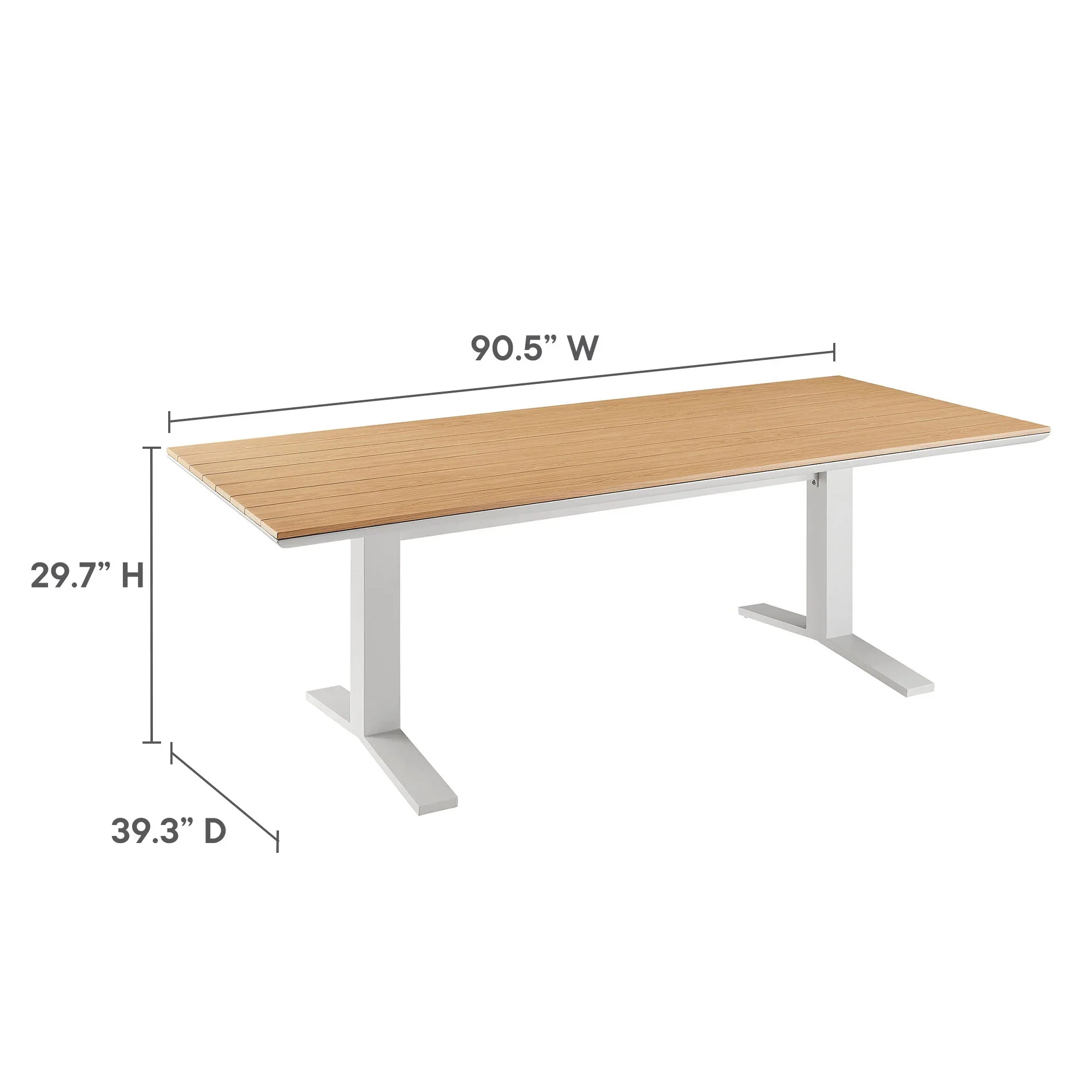 Aeris 7-Piece Outdoor Patio Aluminum Dining Set - Image 10