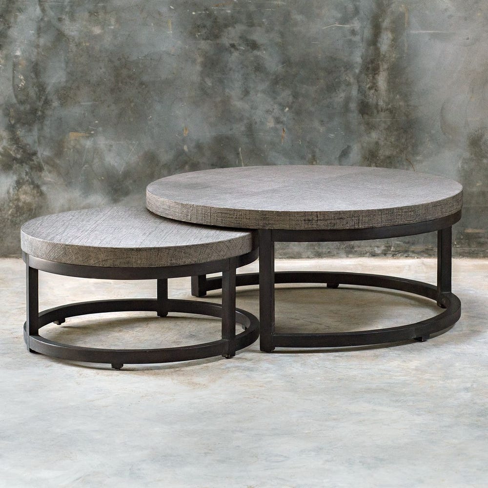 Aiyara Nesting Coffee Tables, S/2 - Image 5