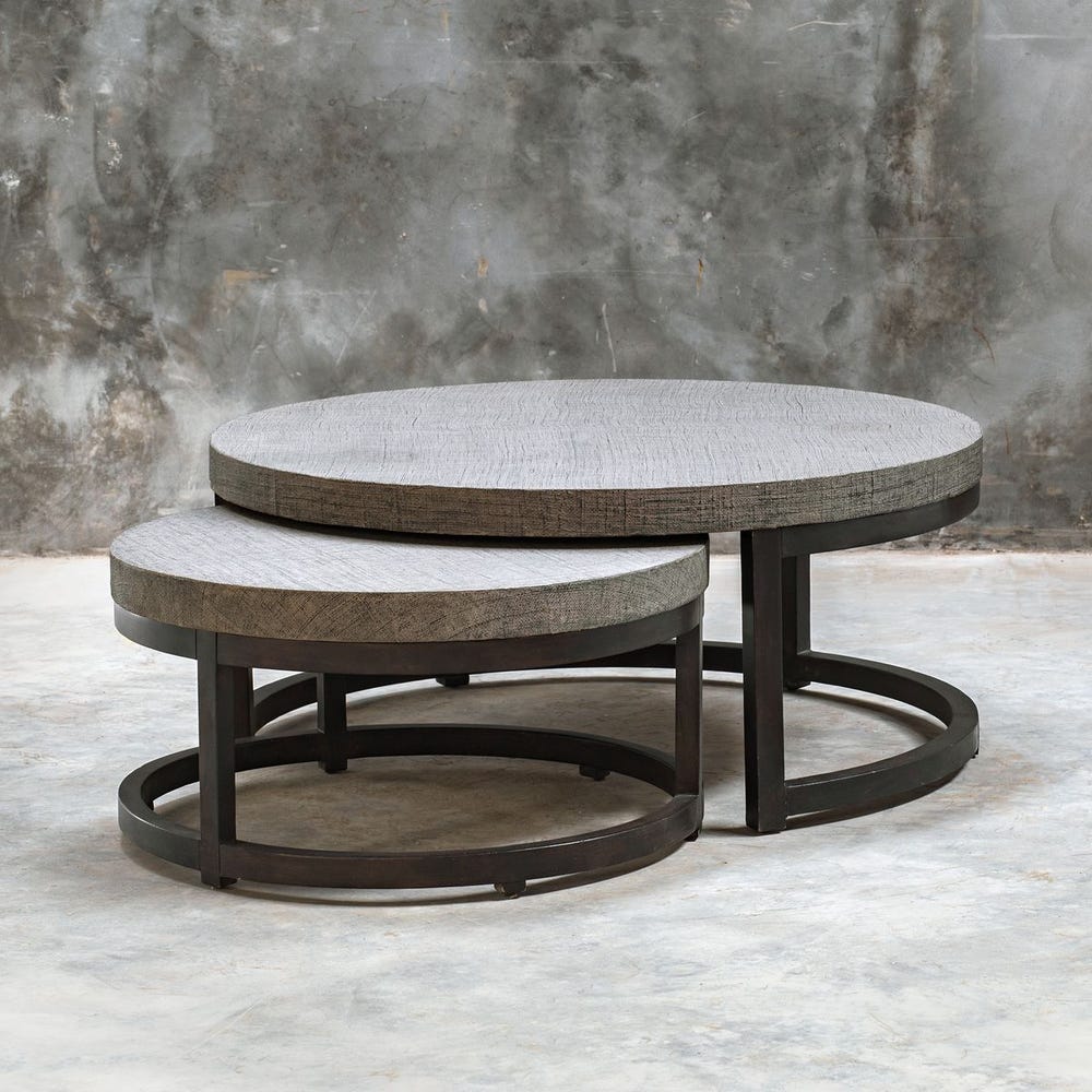 Aiyara Nesting Coffee Tables, S/2 - Image 6