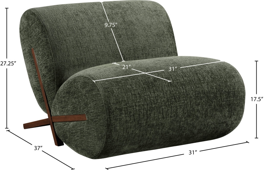 Akira Fabric Upholstered Accent Chair - Image 17