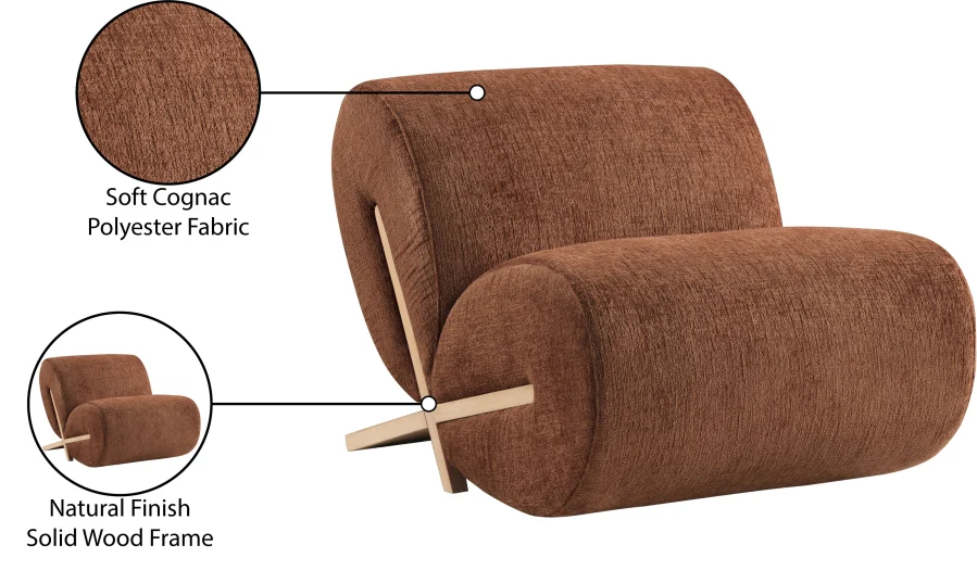 Akira Fabric Upholstered Accent Chair - Image 27