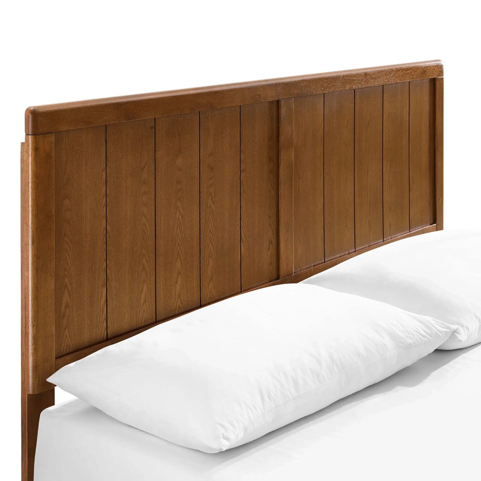 Alana Wood Platform Bed With Splayed Legs - Image 15