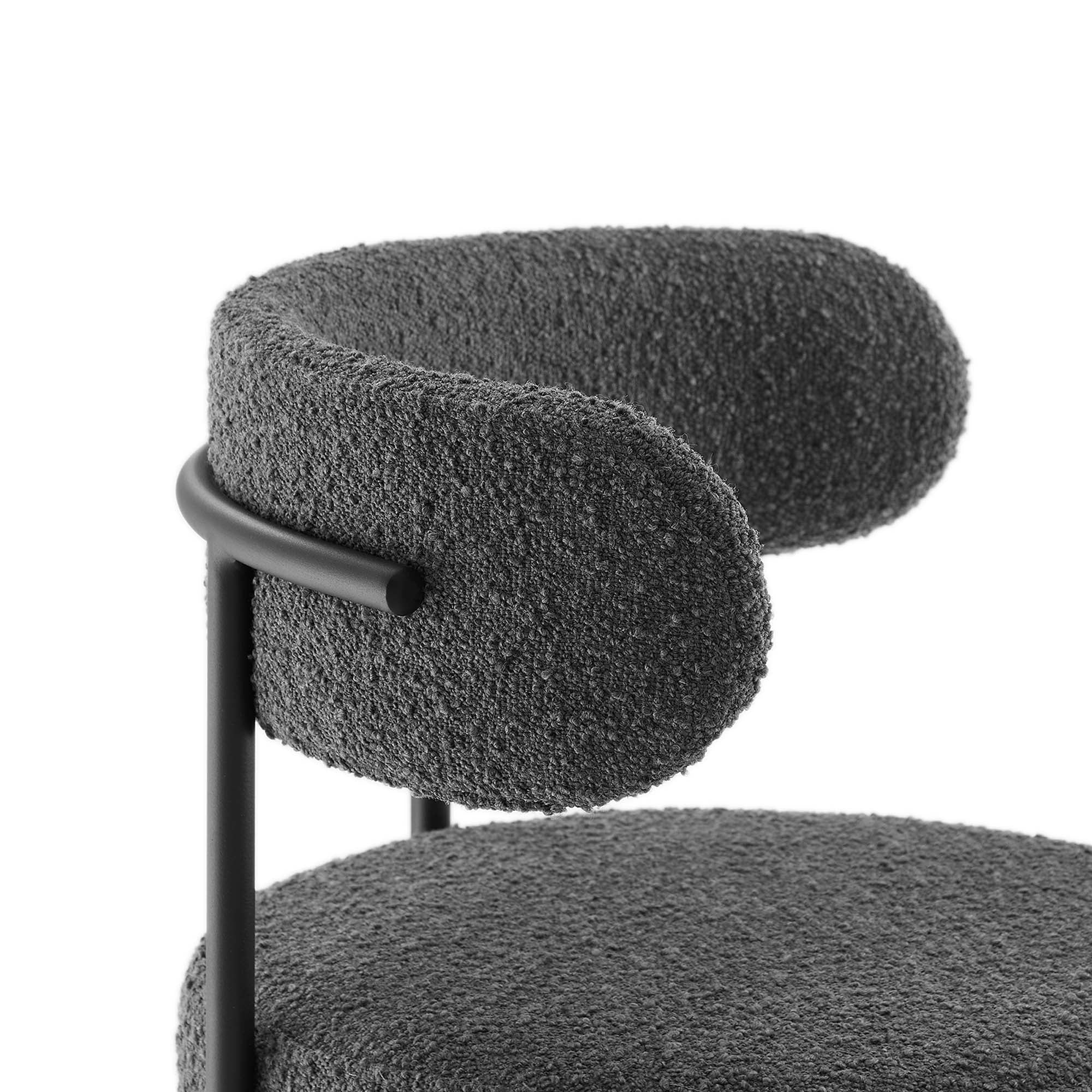 Albie Boucle Fabric Counter Stools Set of 2 - Image 19