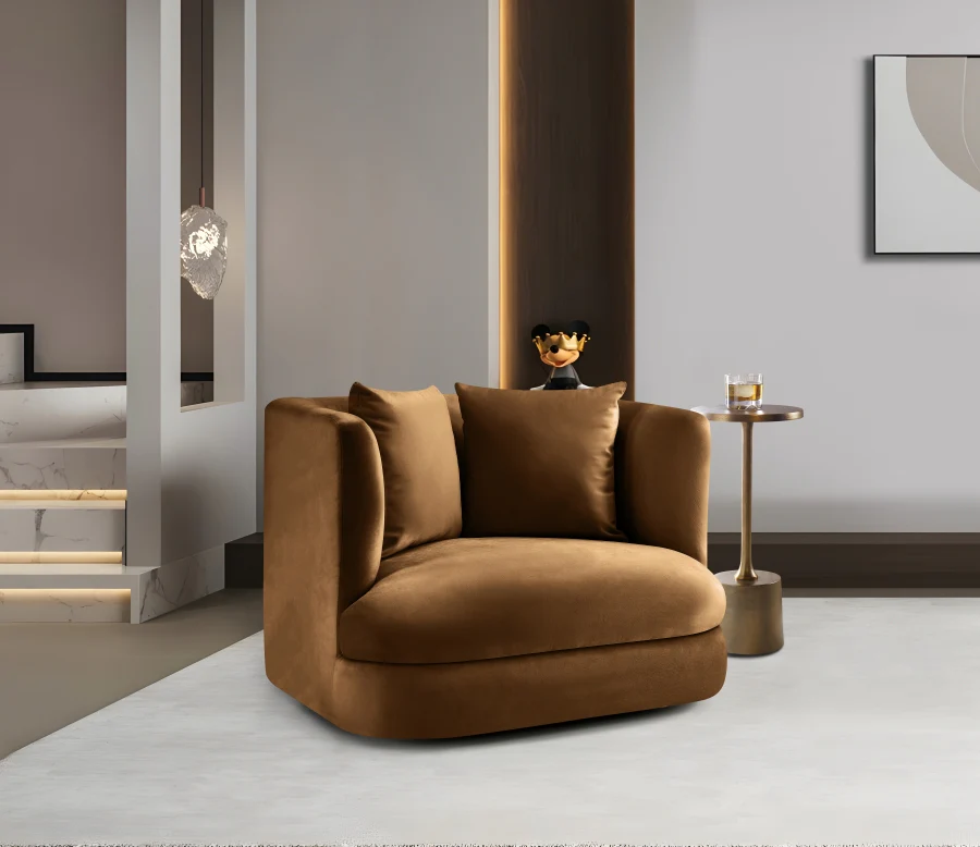 Alder Velvet Upholstered Accent Chair - Image 135