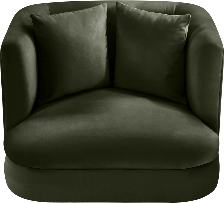 Alder Velvet Upholstered Accent Chair - Image 38