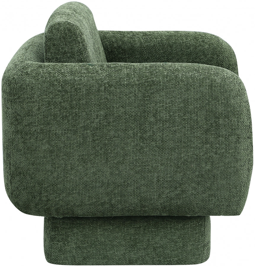 Alessandra Chenille Fabric Upholstered Swivel Accent Chair - Image 36