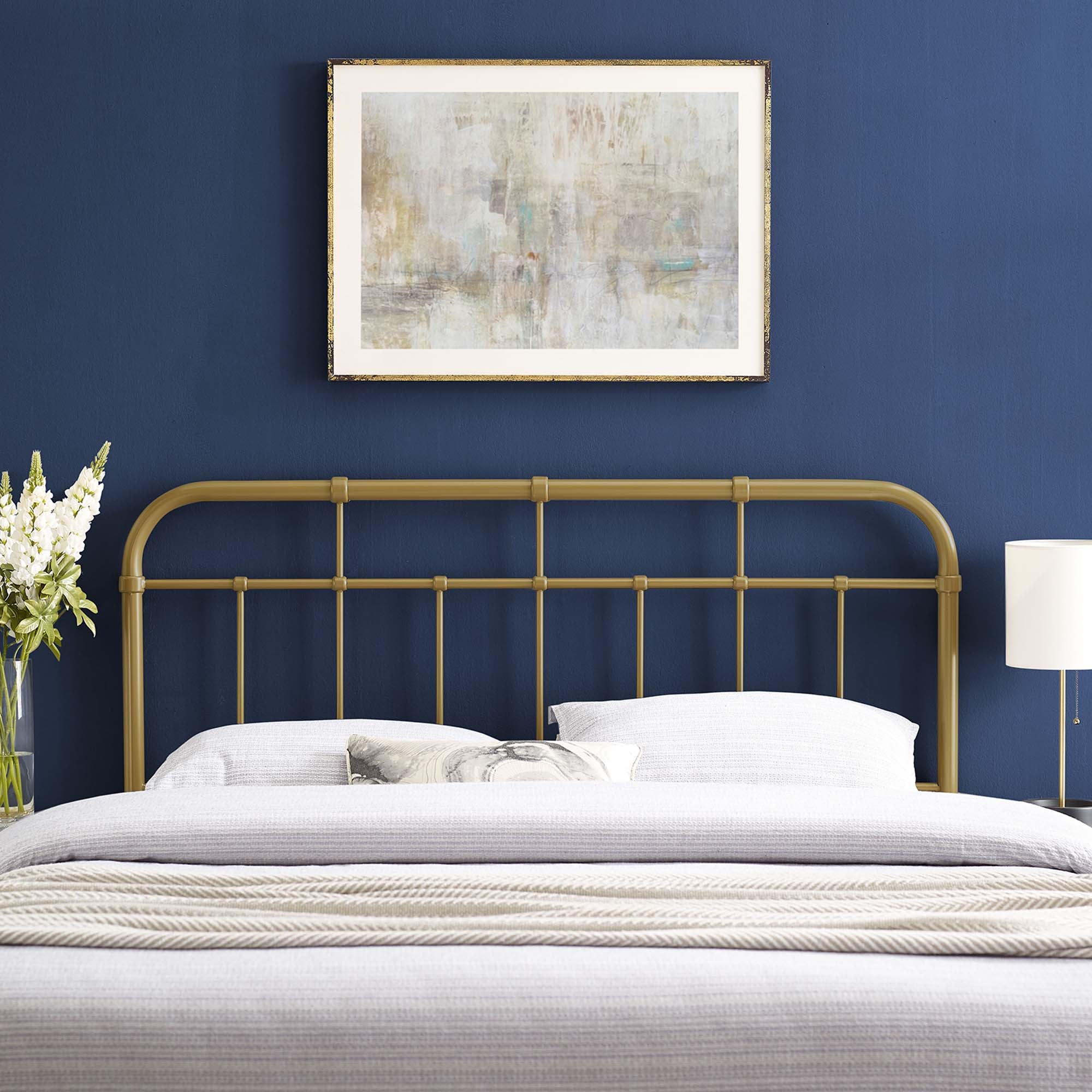 Alessia Metal Headboard - Image 8