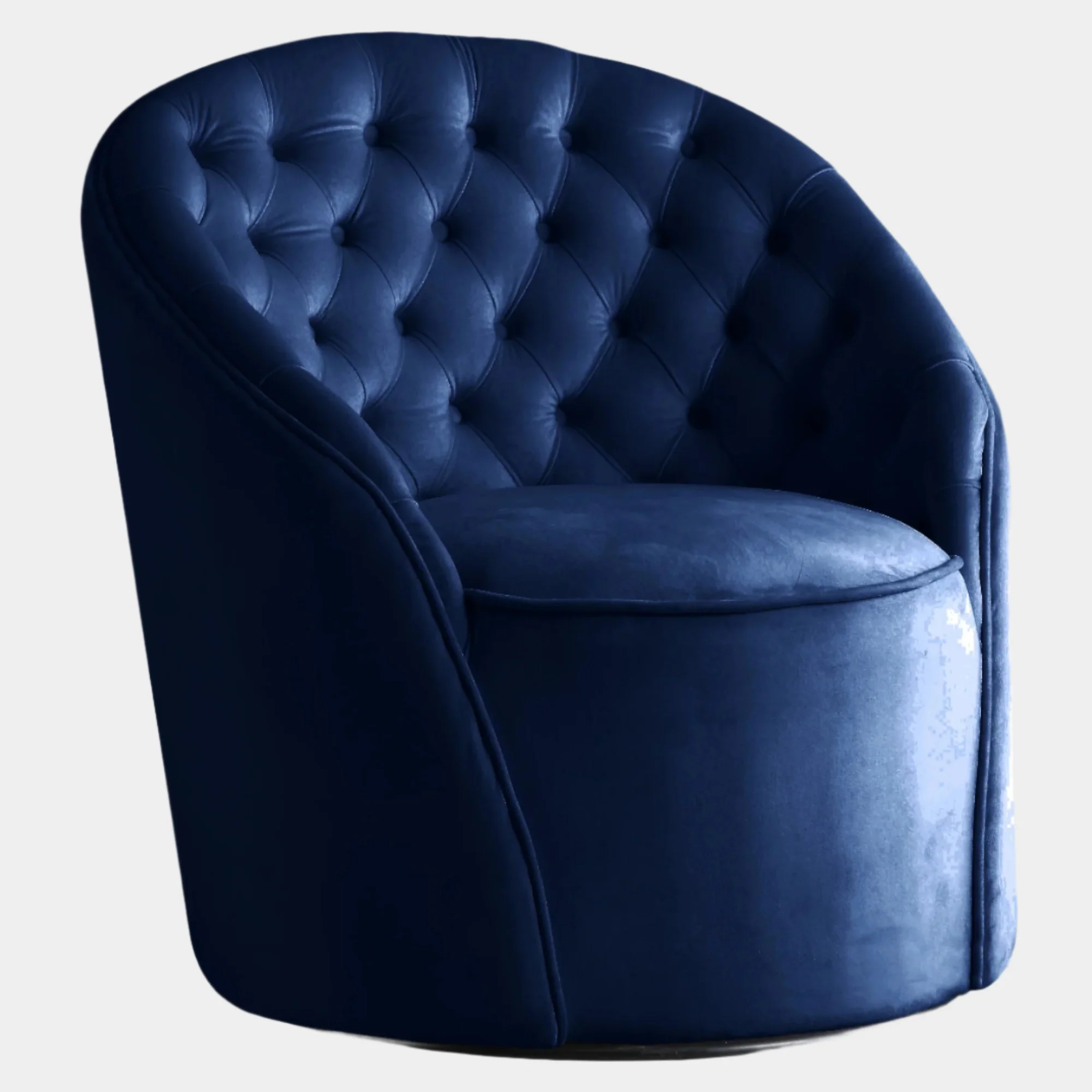 Alessio Velvet Upholstered Swivel Accent Chair - Image 14