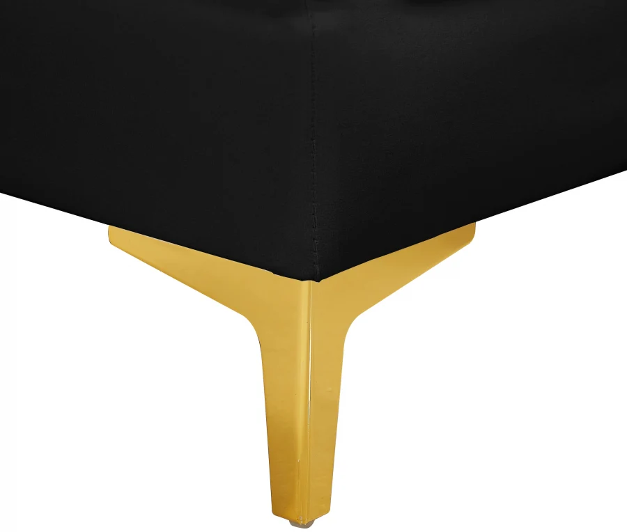 Alina Velvet Upholstered Modular Armless Chair - Image 15