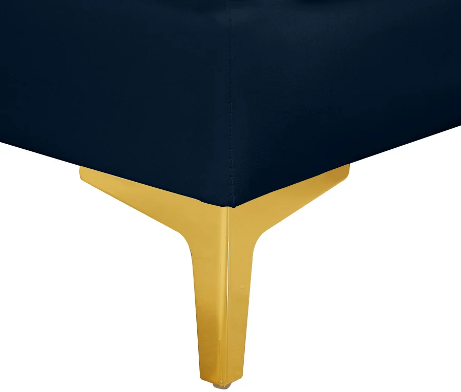 Alina Velvet Upholstered Modular Armless Chair - Image 69