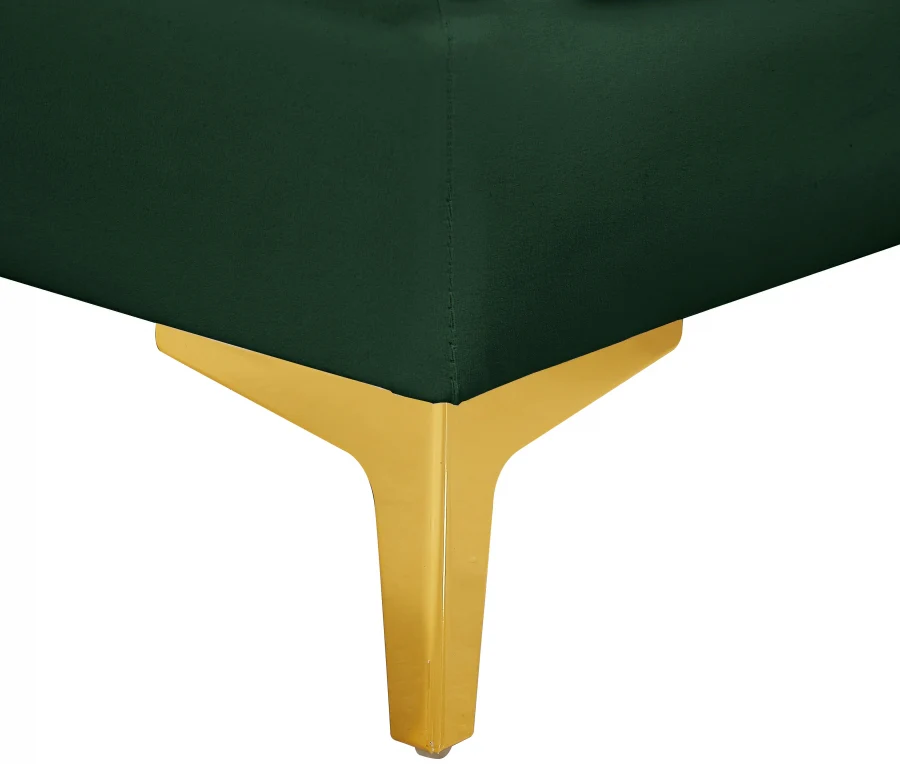 Alina Velvet Upholstered Modular Armless Chair - Image 87
