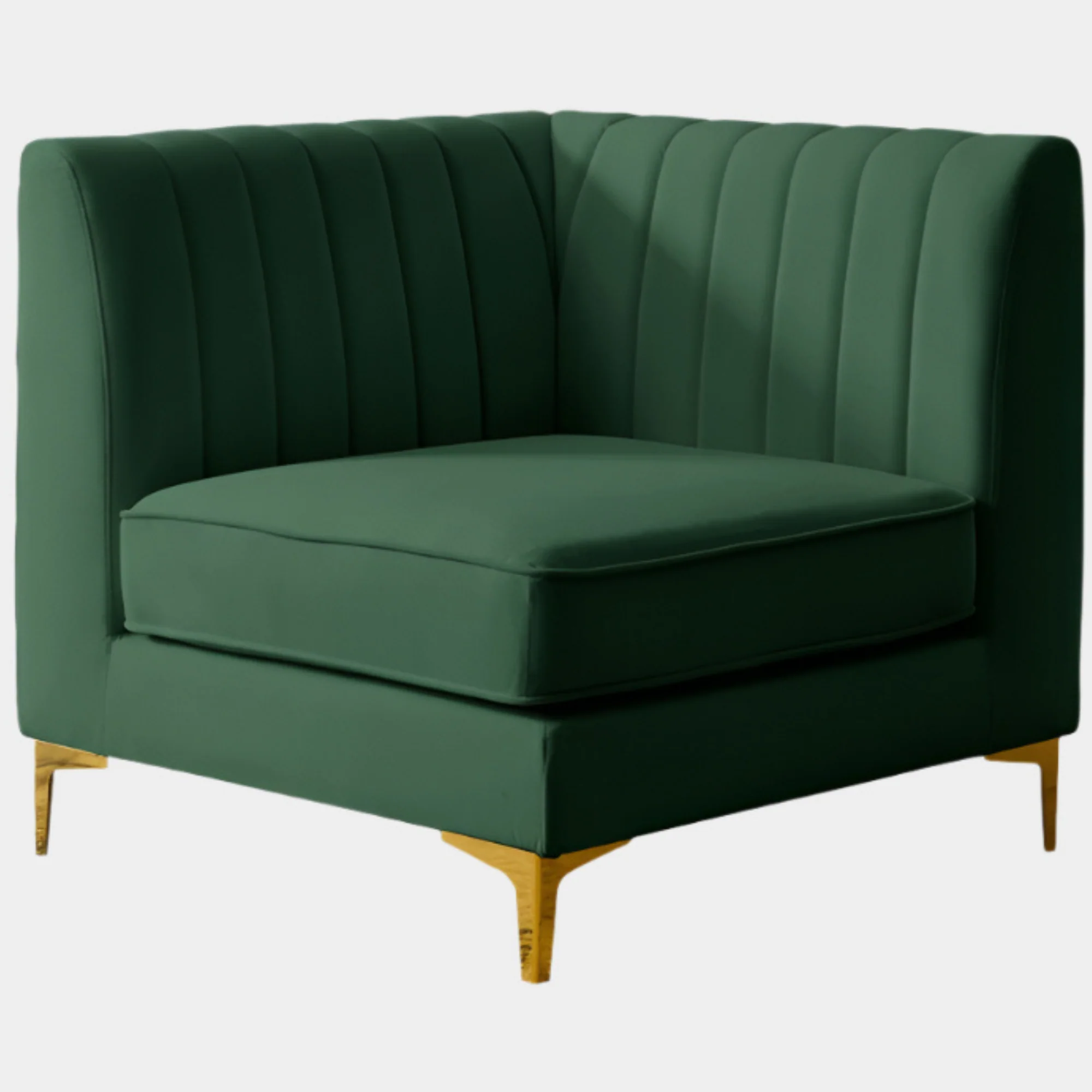 Alina Velvet Upholstered Modular Corner Chair - Image 73