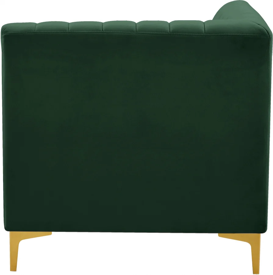 Alina Velvet Upholstered Modular Corner Chair - Image 80