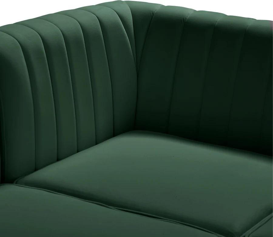 Alina Velvet Upholstered Modular Corner Chair - Image 83