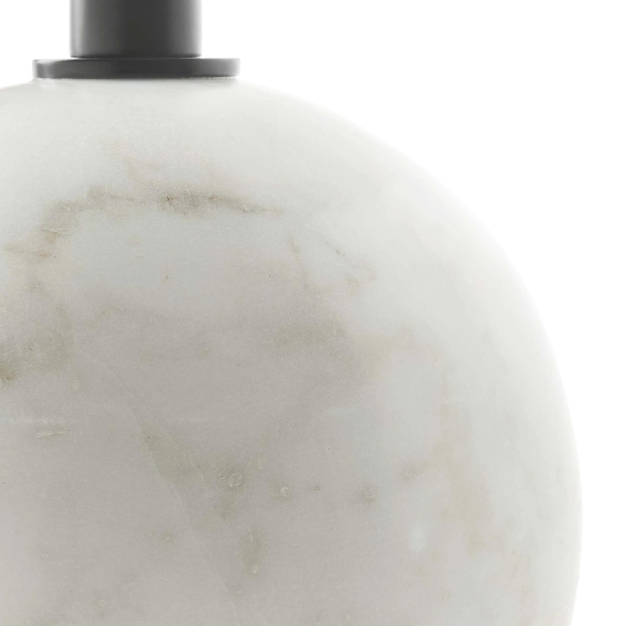 Aliza Round White Marble Side Table - Image 17