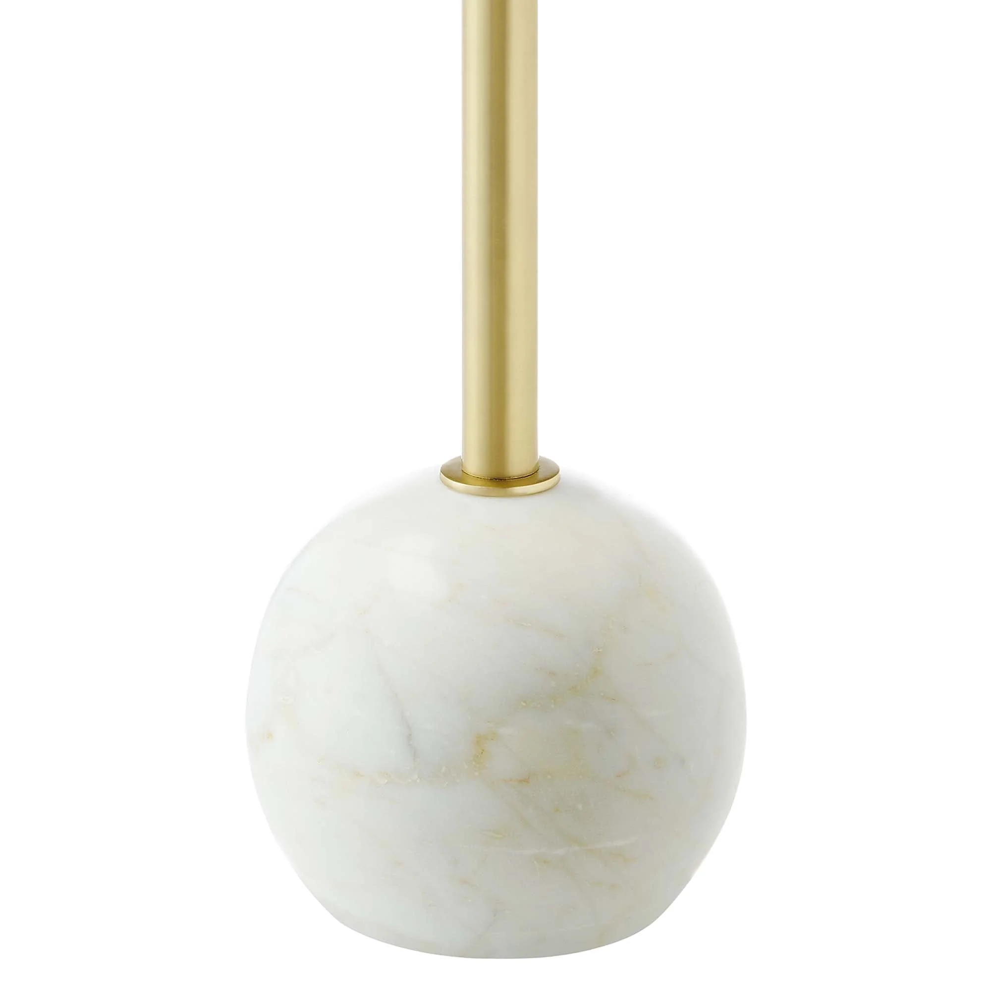 Aliza Round White Marble Side Table - Image 26