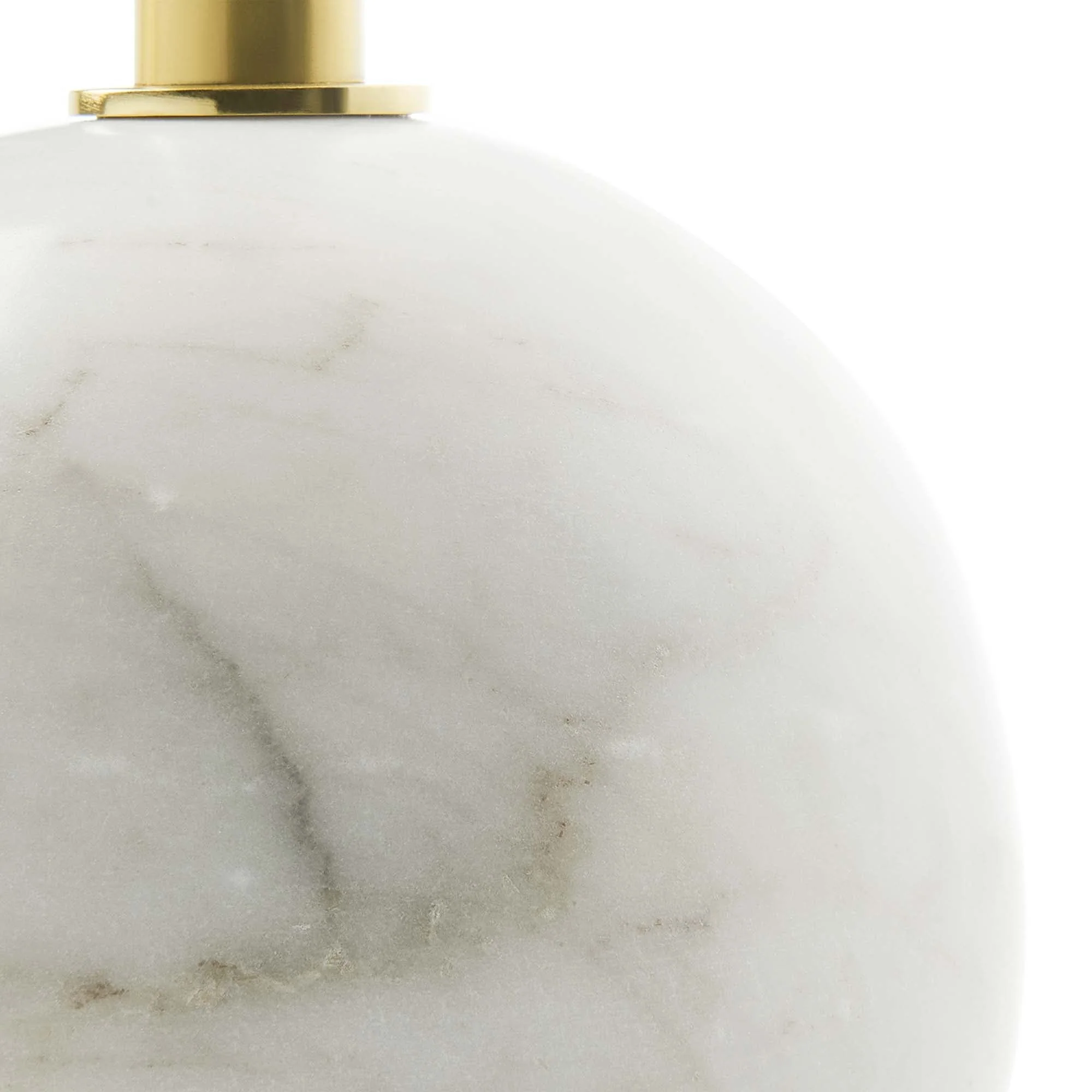 Aliza Round White Marble Side Table - Image 27