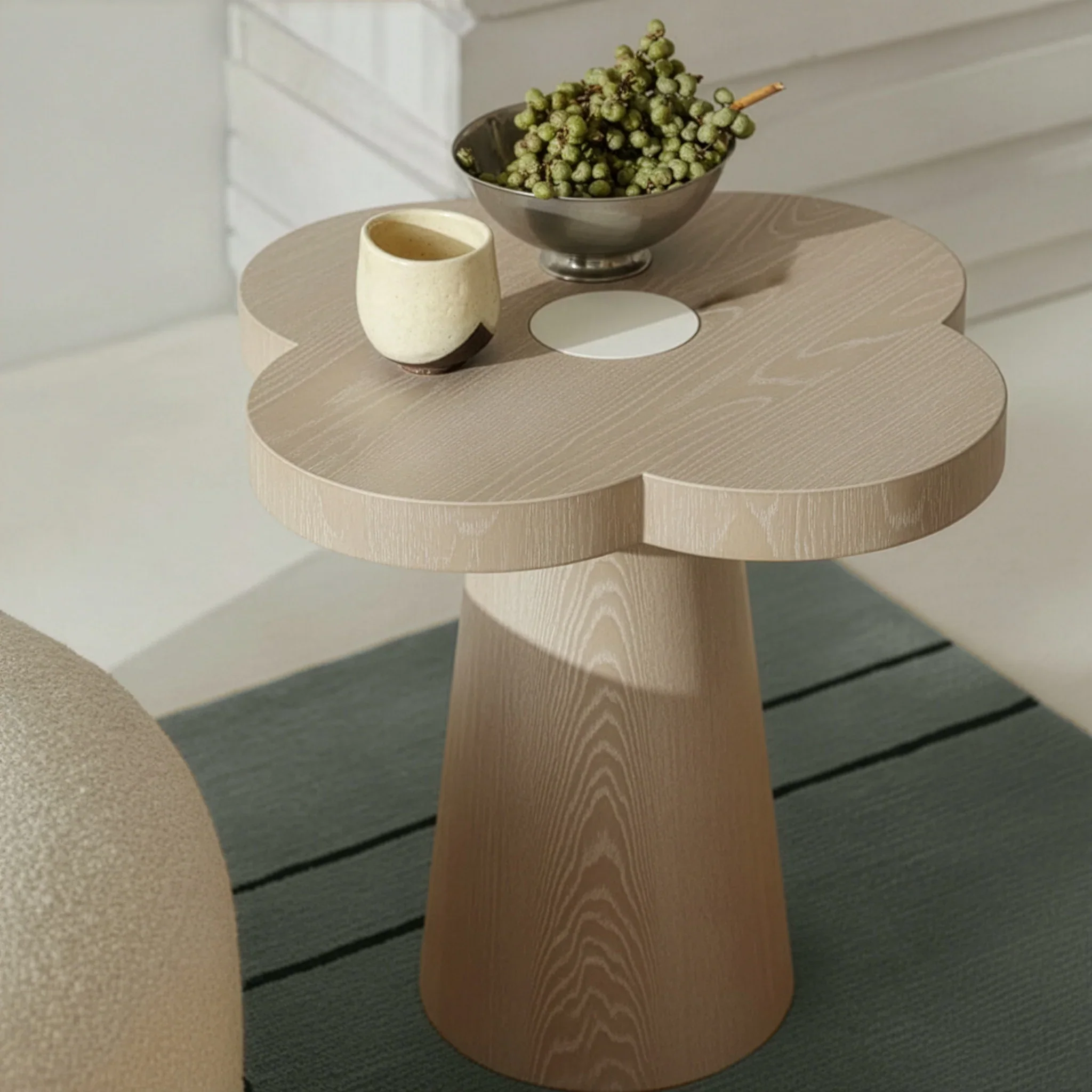 Allium Washed Ash Side Table - Image 2